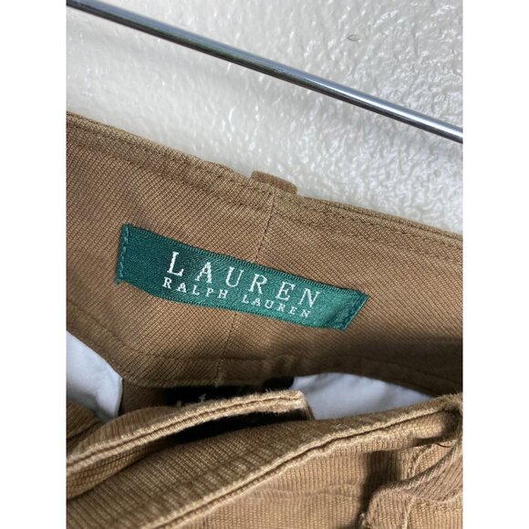 Lauren Ralph Lauren Pants Womens size 4 Brown Cotton Blend Career Office - Picture 9 of 14